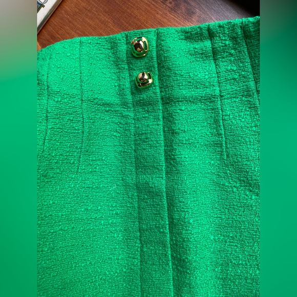 Zara Green Mini Skirt Small - Picture 6 of 6